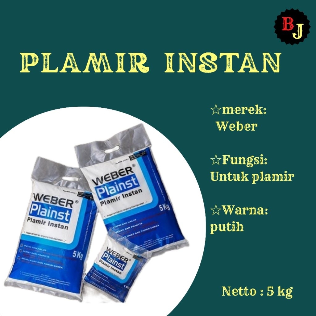 Weber, Semen Plamir Instan 1kg