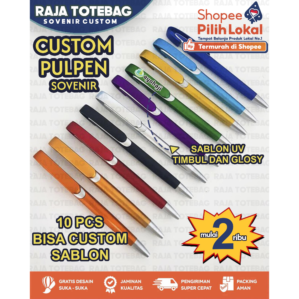 

CUSTOM PULPEN SOVENIR - SABLON PULPEN - PULPEN SABLON - SABLON PULPEN MURAH