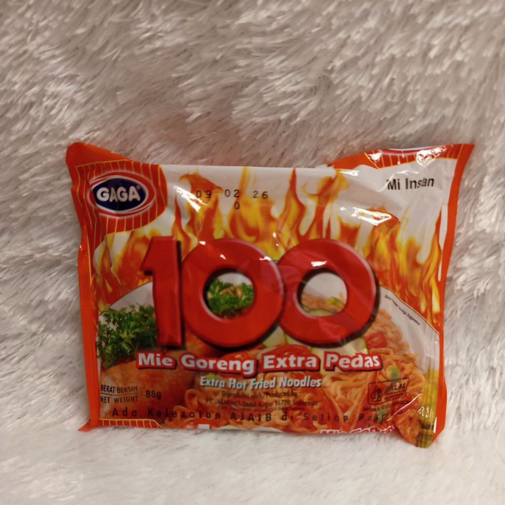 

gaga mie goreng 100 ekstra pedas
