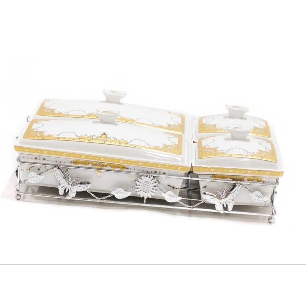 Wadah saji multifungsi Vicenza B749, Prasmanan PADI perangkat makan VICENZA multi casserole with bas