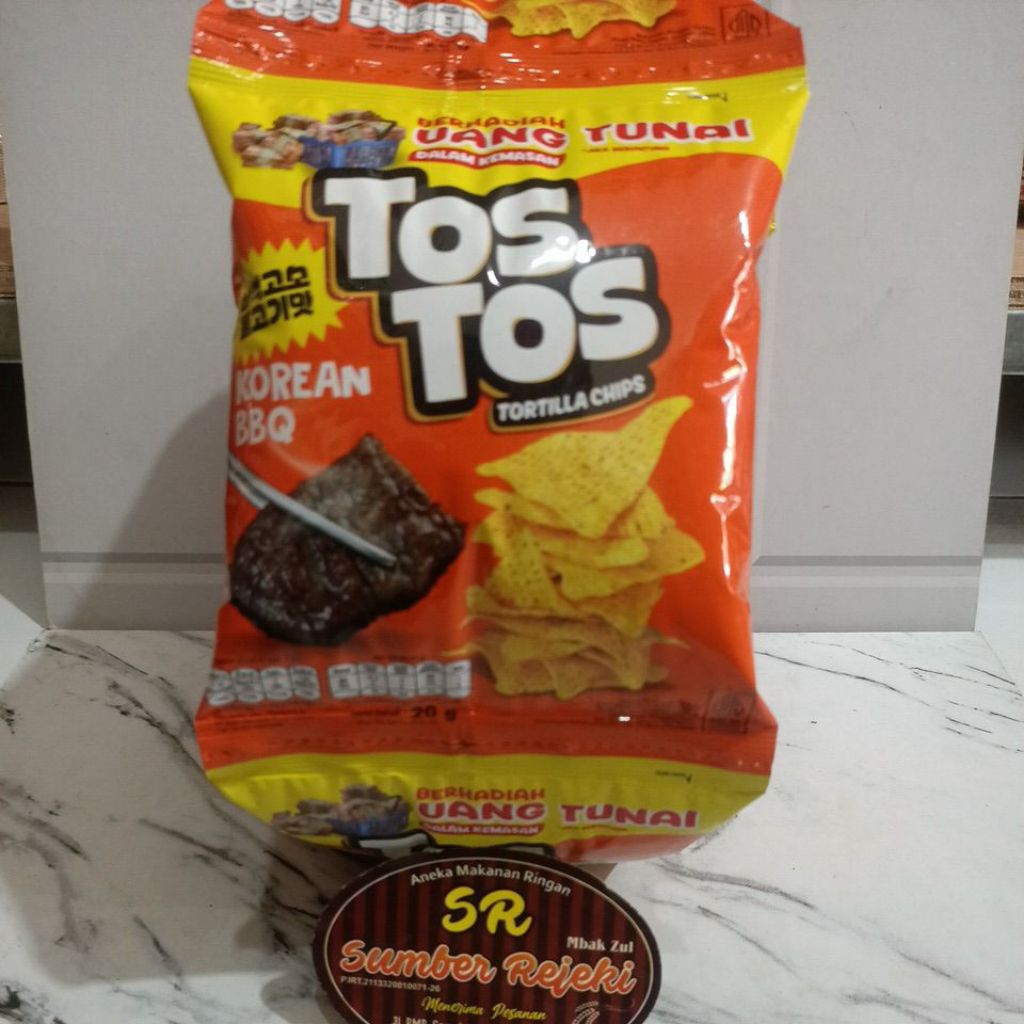 

TOS-TOS TORTILA CHIPS RASA KOREAN BBQ ISI 20PCS