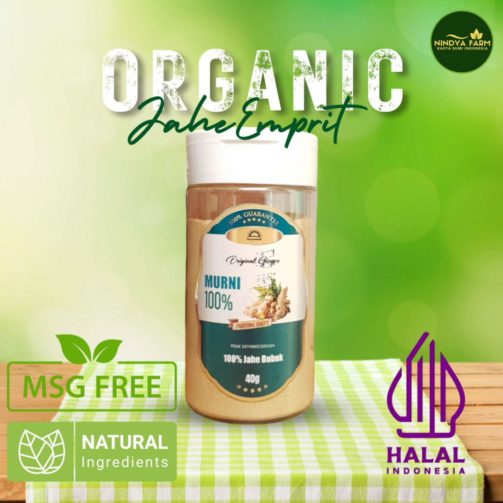 

NINDYA FARM JAHE | JAHE BUBUK | 100% AUTHENTIC