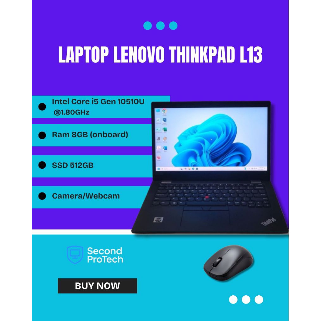 Laptop Lenovo Thinkpad L13 second