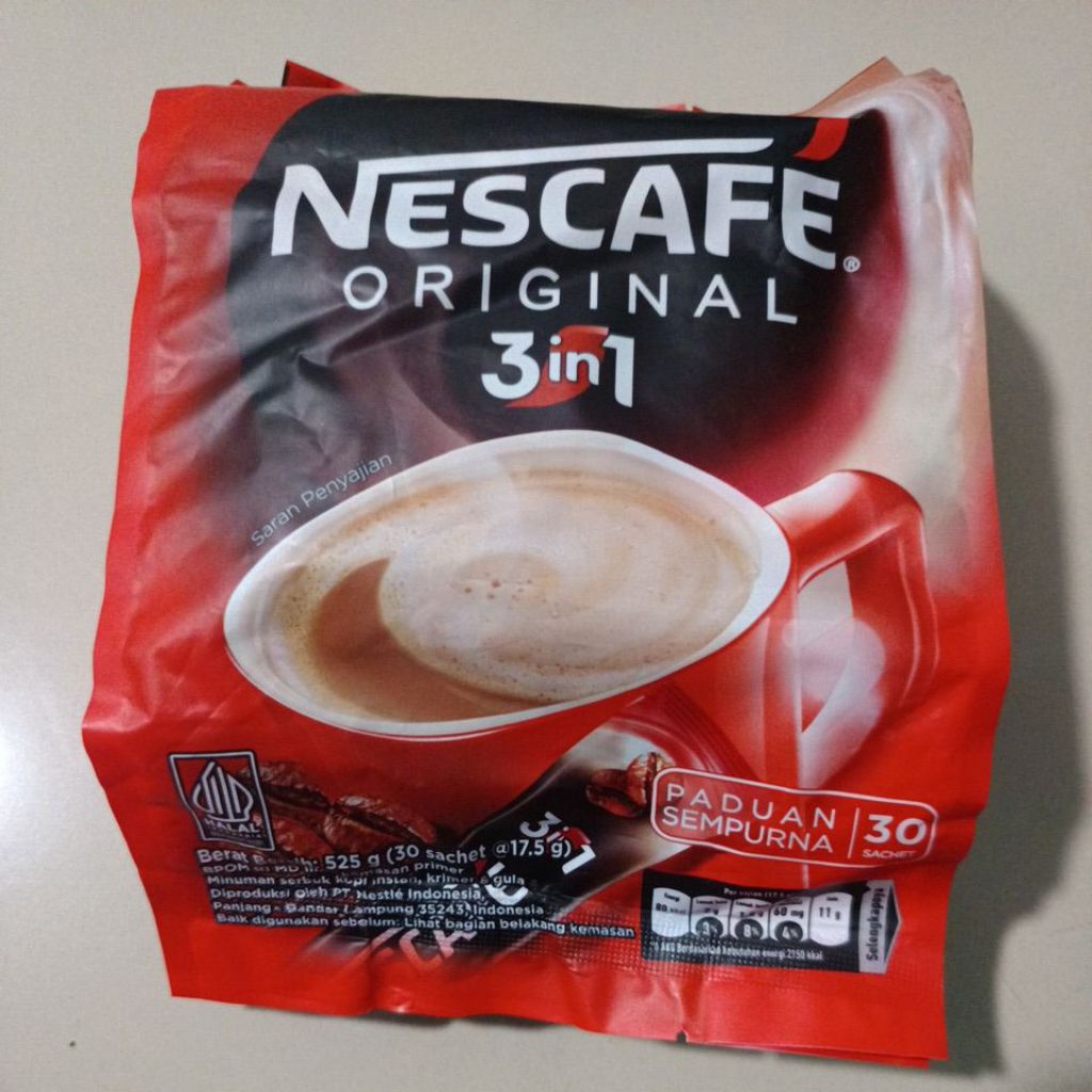 

Nescafe Original 3 in 1 (30 Sachet)