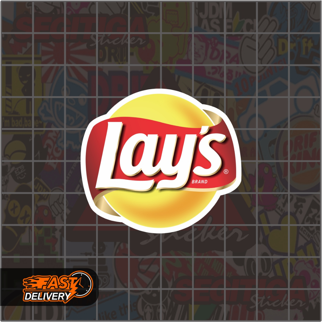 

Sticker Lay's Ukuran 5 x 4.5 Cm