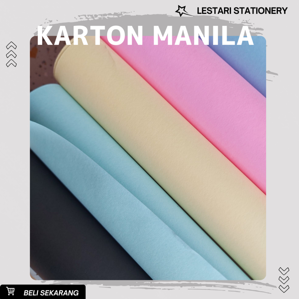 

Per 10 Lembar Kertas Karton Manila BCT 61cm X 86cm | Karton manila | karton bct | karton BC