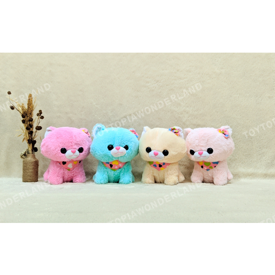 Ttw Boneka Cat Cantik Rassel Pink Cream Toska Peach Kucing Cantik Size M