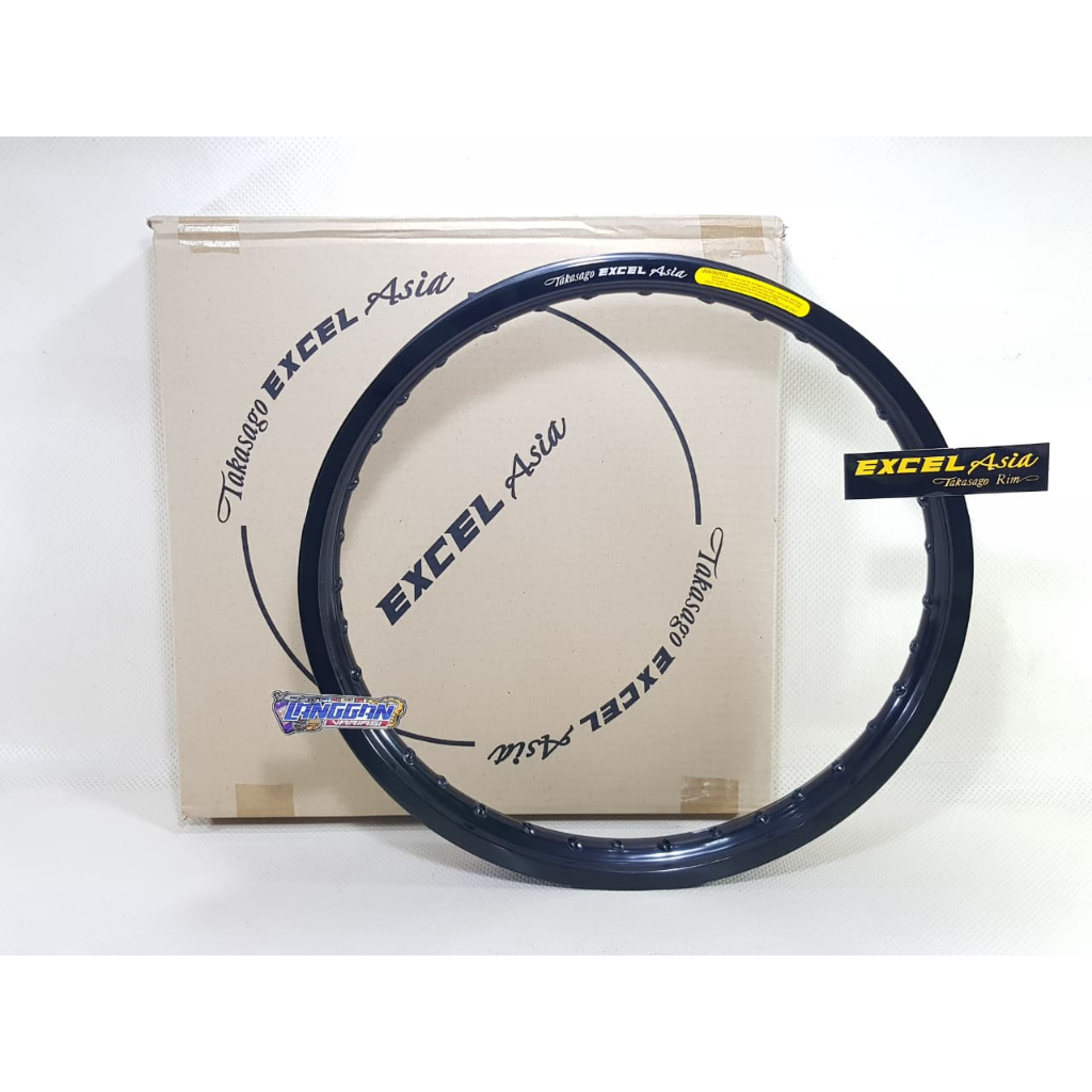 (SATUAN) Pelek Velg Jari Jari Aluminium Ruji Spoke Rim Takasago EXCEL Asia 160-18 / 185-18 Ring 18