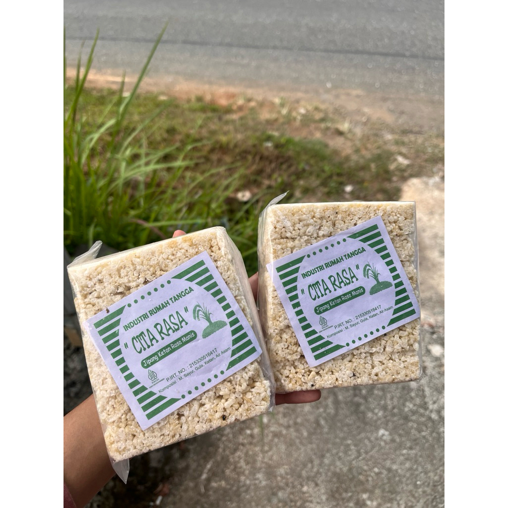 

Jipang ketan 2 pcs ukuran sedang renyah manis gurih