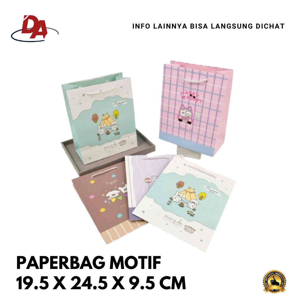 

PAPERBAG MOTIF - TAS SOUVENIR - TAS BELANJA - TAS HAMPERS - TAS PAPERBAG SEDANG