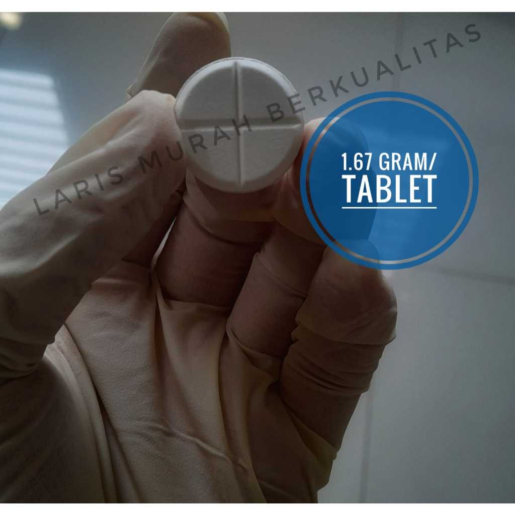 AQUATABS 1.67 GRAM  TABLET DESINFECTAN - KLORIN - DESINFEKTAN  ECER PER TABLET