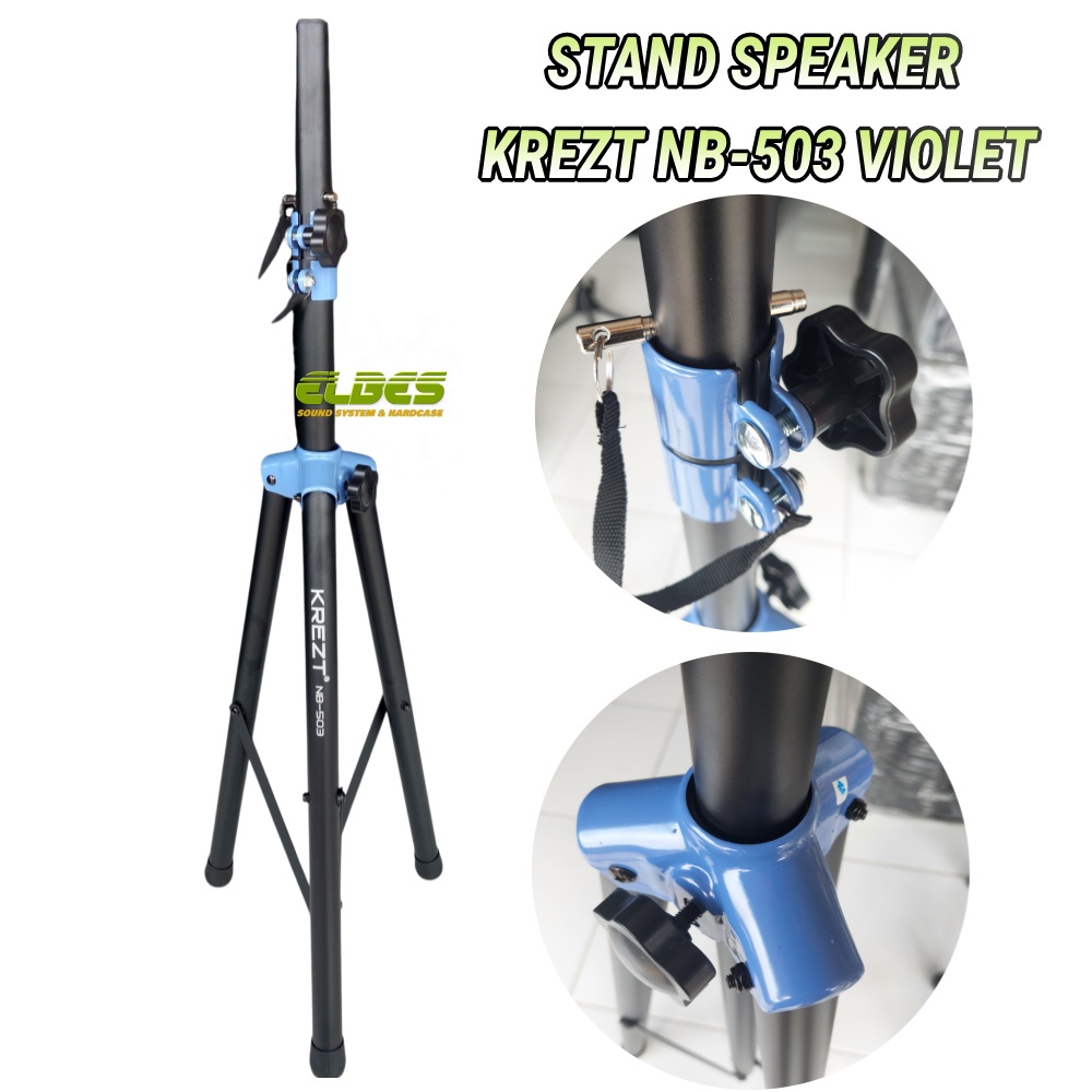 Stand speaker KREZT NB503 tripod NB 503 full besi super kokoh