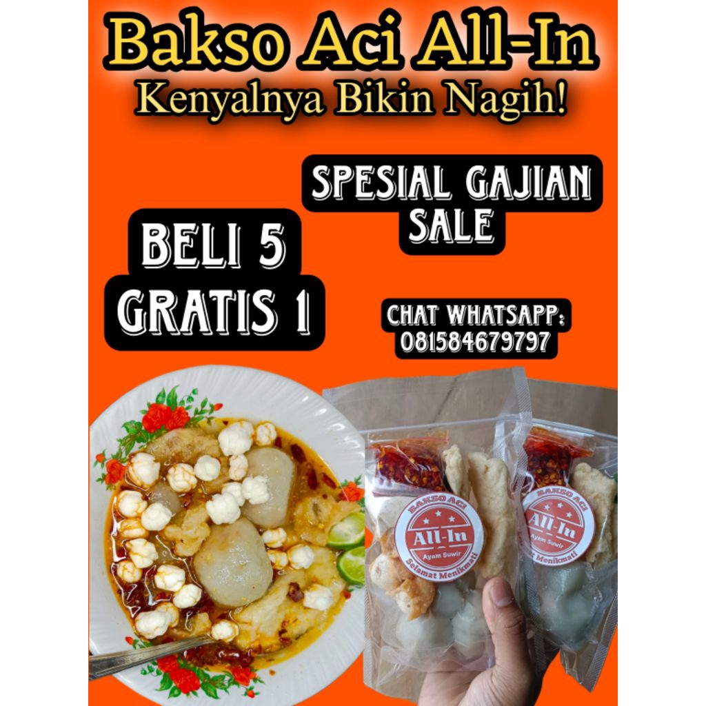 

Bakso Aci All-In Ayam Suwir | Camilan Kekinian | Siap Masak Praktis