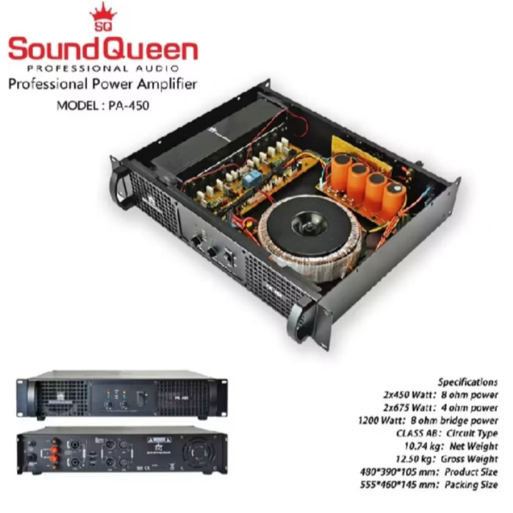 POWER AMPLIFIER SQ PA 450