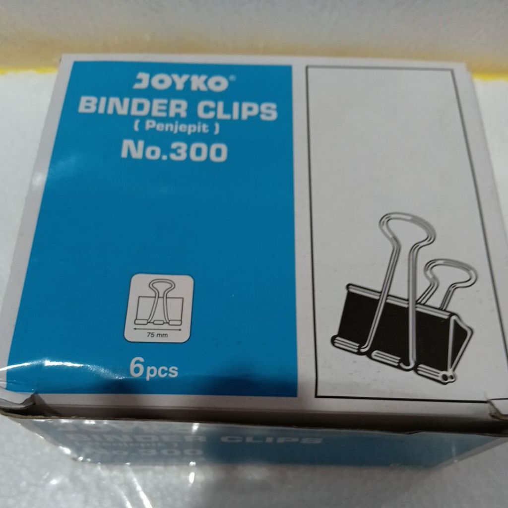 

joyko binder clips no. 300 isi 6 pcs