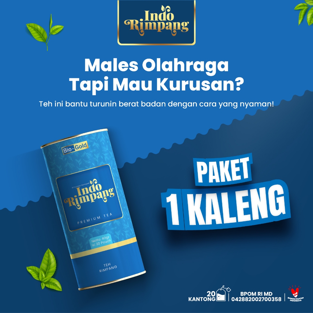 

Teh Celup Indo Rimpang Premium BPOM ala JSR | Teh Celup Rempah | Teh Diet Detox | Pelangsing Herbal | Imunitas