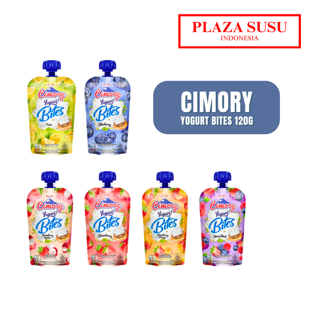 

YOGURT BITES CIMORY 120G YOGHURT CREAM YU STRAWBERRY BLUEBERRY LECI MANGO