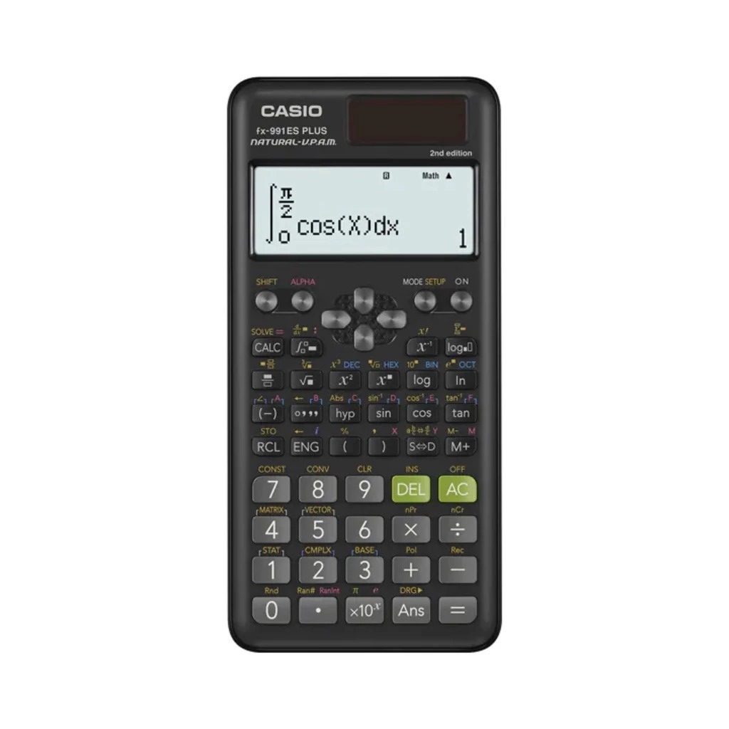 

CASIO FX-991ES Plus2 - Kalkulator Sekolah/Kuliah - Scientific/Saintifik - 417 fungsi