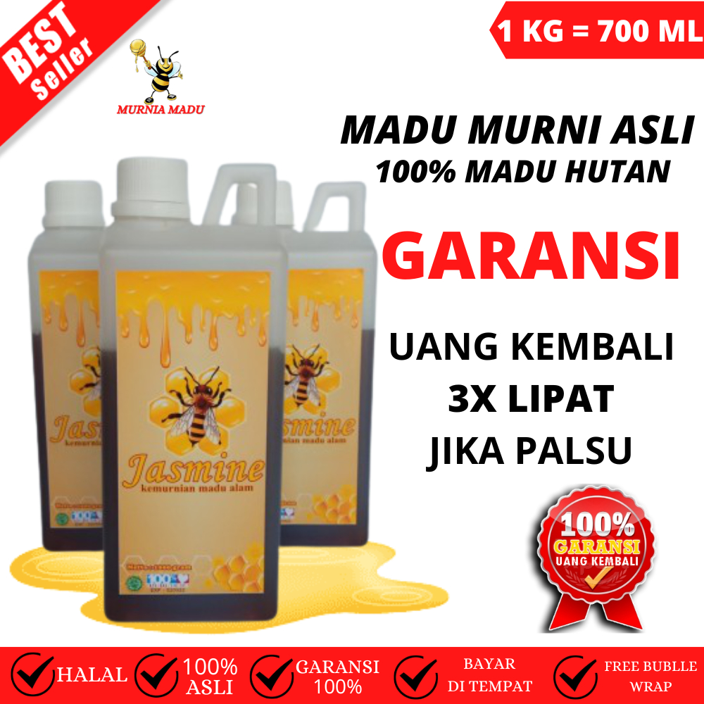 

Madu Jasmine Hutan Murni Asli Multiflora Sumbawa 100% Alami Pure Honey Nusantara Original 1kg