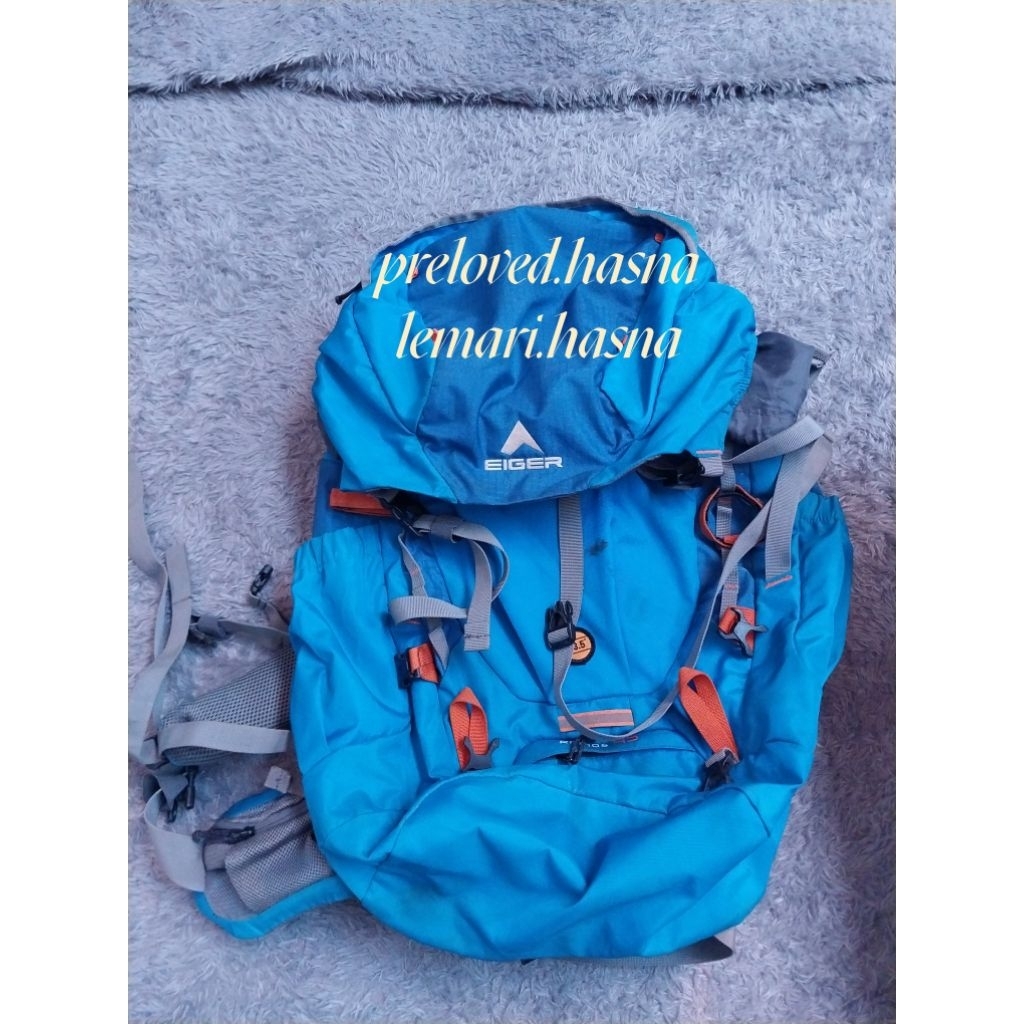 Tas Gunung Eiger Rhino 45L Blue