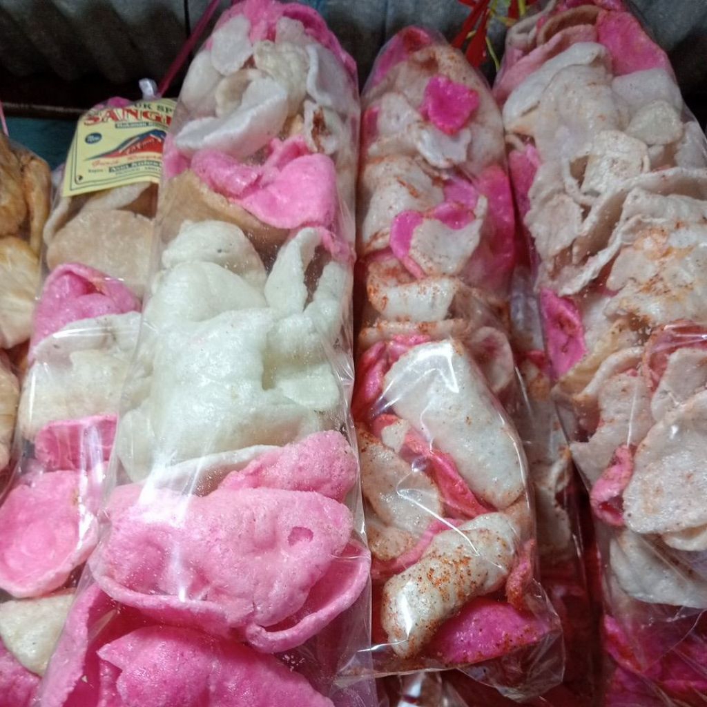 

kerupuk sangrai gurih & pedas enak buat cemilan..