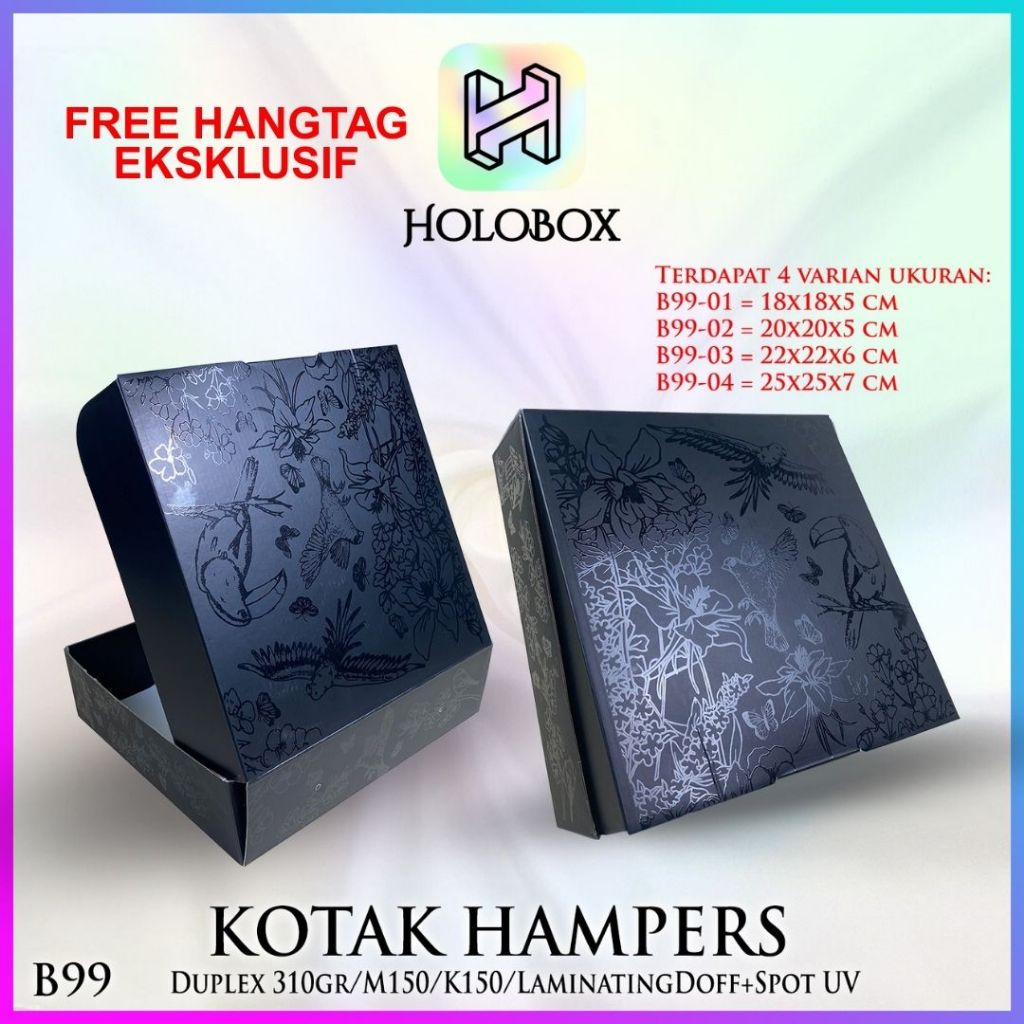 

Box Hampers Kado / Kardus Packaging Hijab Mukena Baju / Kotak Souvenir / B99