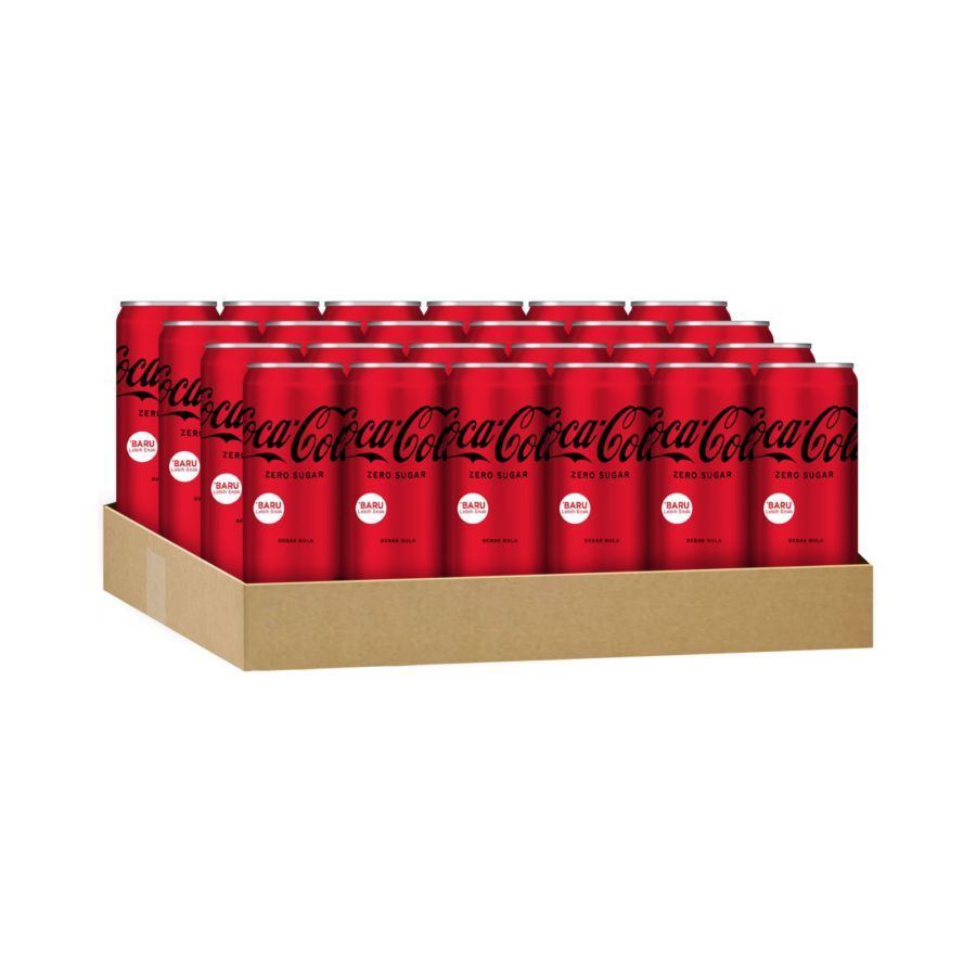 

1 DUS Coca-Cola Zero Minuman Soda Can Dus 250 ml 24 pcs
