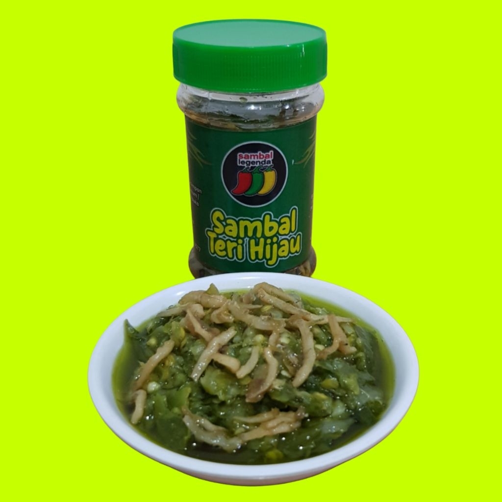 

SamballegendaMedan.SambalTeriHijau.HomemadeTanpapengawet 150 gram