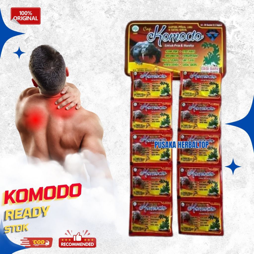 

Kapsul Komodo Asam Urat Original