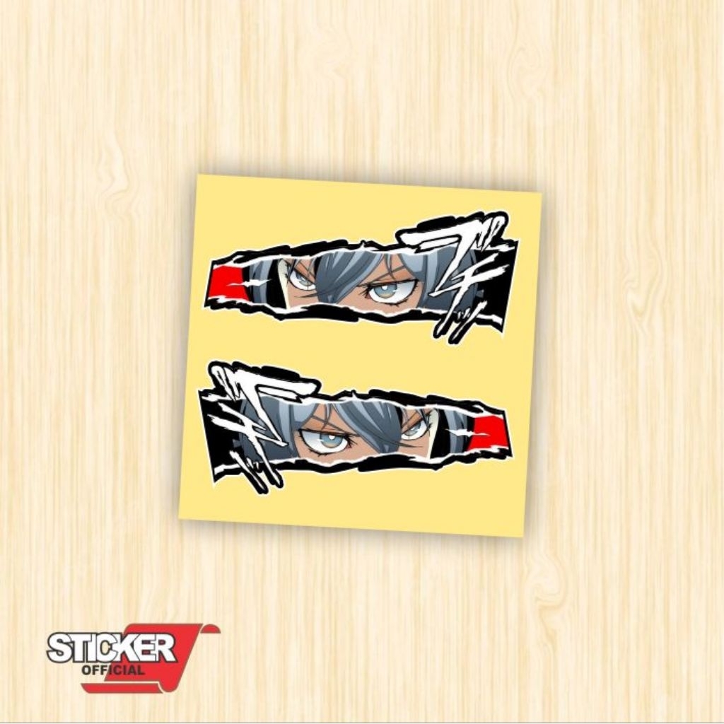 

stiker reflektive nyala, stiker anime silver diaomon, siluwet, stiker nyala