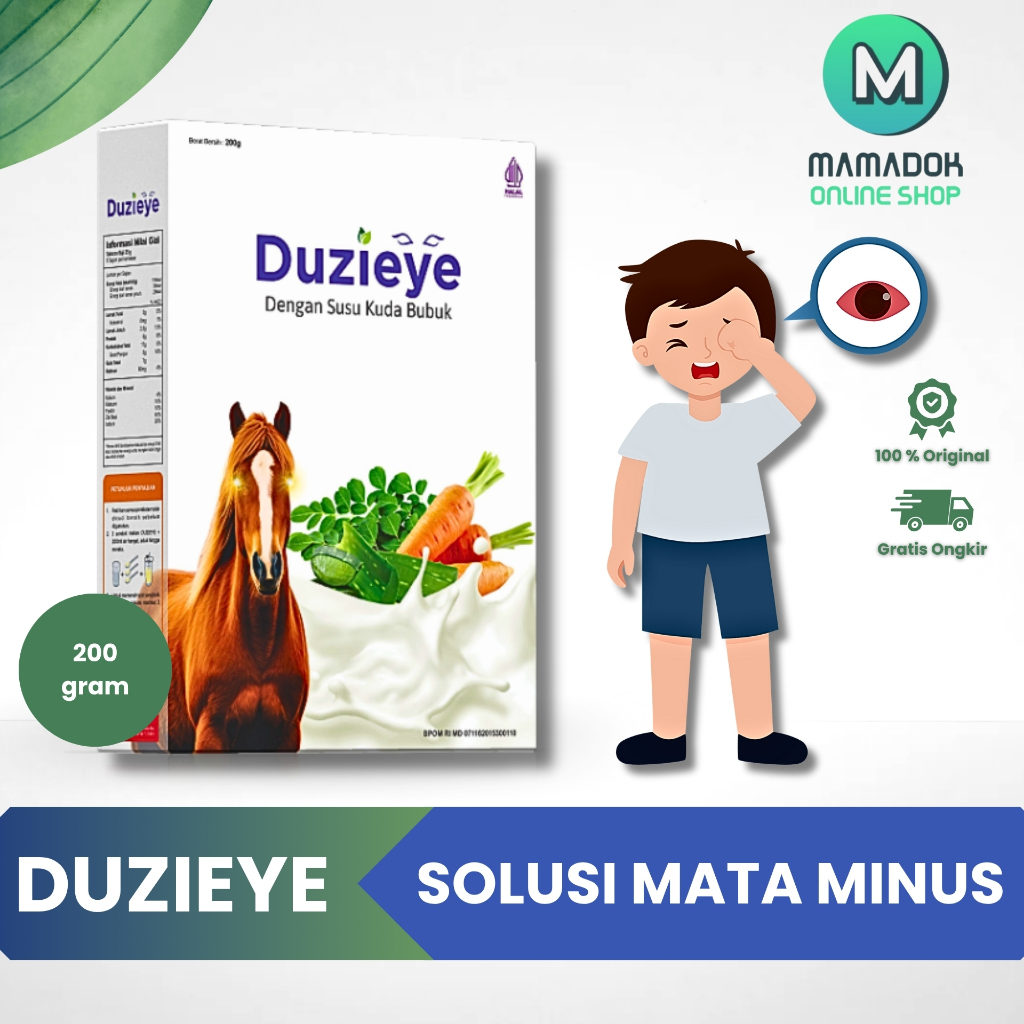 

Duzi Eye Susu Kuda Atasi Mata Minus Dan Plus 200 Gram