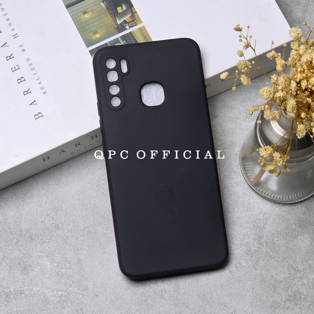 Infinix S5 S5 Lite Softcase Macaron Square / Case Square Edge Black Case Infinix S5 S5 Lite