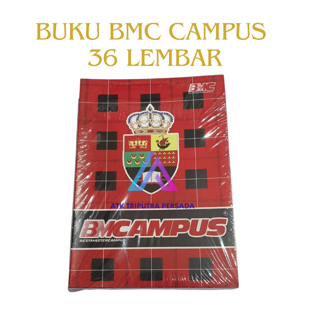 

BUKU TULIS BOXY BMC CAMPUS 36 LEMBAR – 1 PAK ISI 10 BUKU – Buku Sekolah