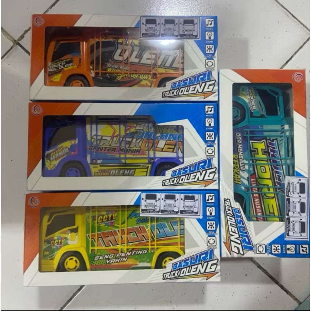 Mainan Mobil Truk Oleng Mobilan Miniatur Suara Lampu Truk Oleng