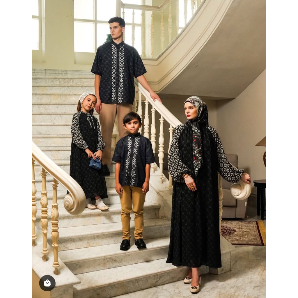 VIVI ZUBEDI MONOGRAM LINEAGE DRESS