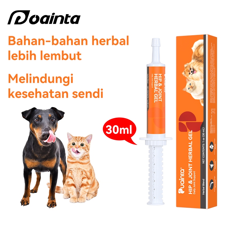 PUAINTA Suplemen Sendi untuk Tulang Kuat Anjing dan Kucing serta Perbaikan Tulang Rawan Sendi Vitami