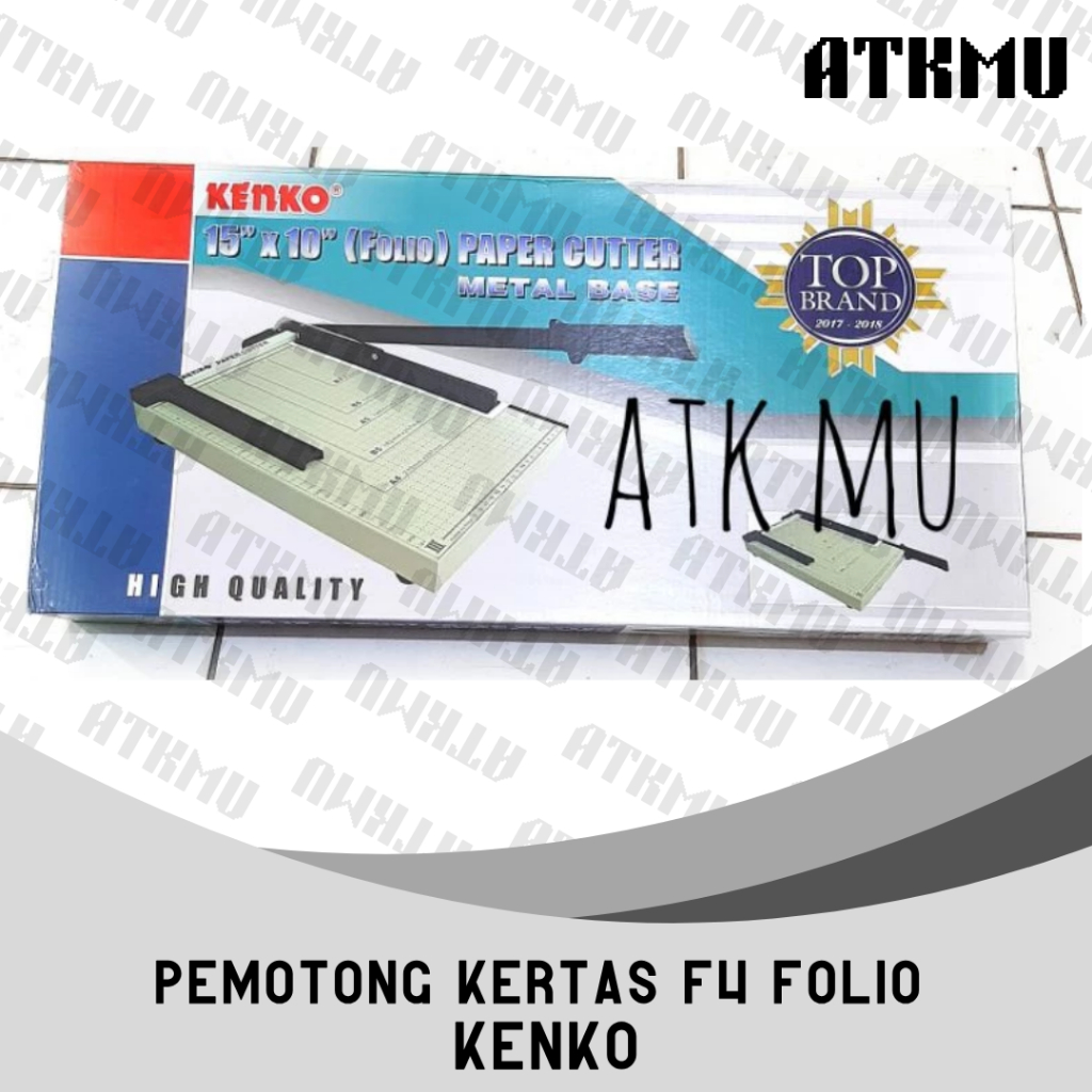 

Pemotong Kertas KENKO F4 Folio / Paper Trimmer 10"×15" Paper Cutter