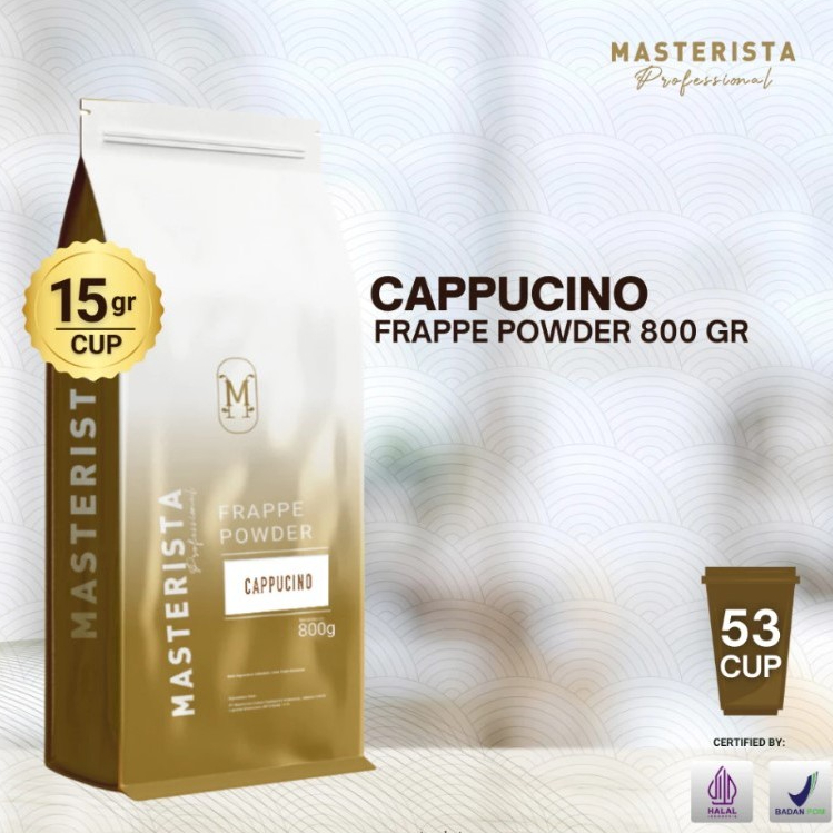 

Bubuk Minuman Masterista Cappucino Base 800gr