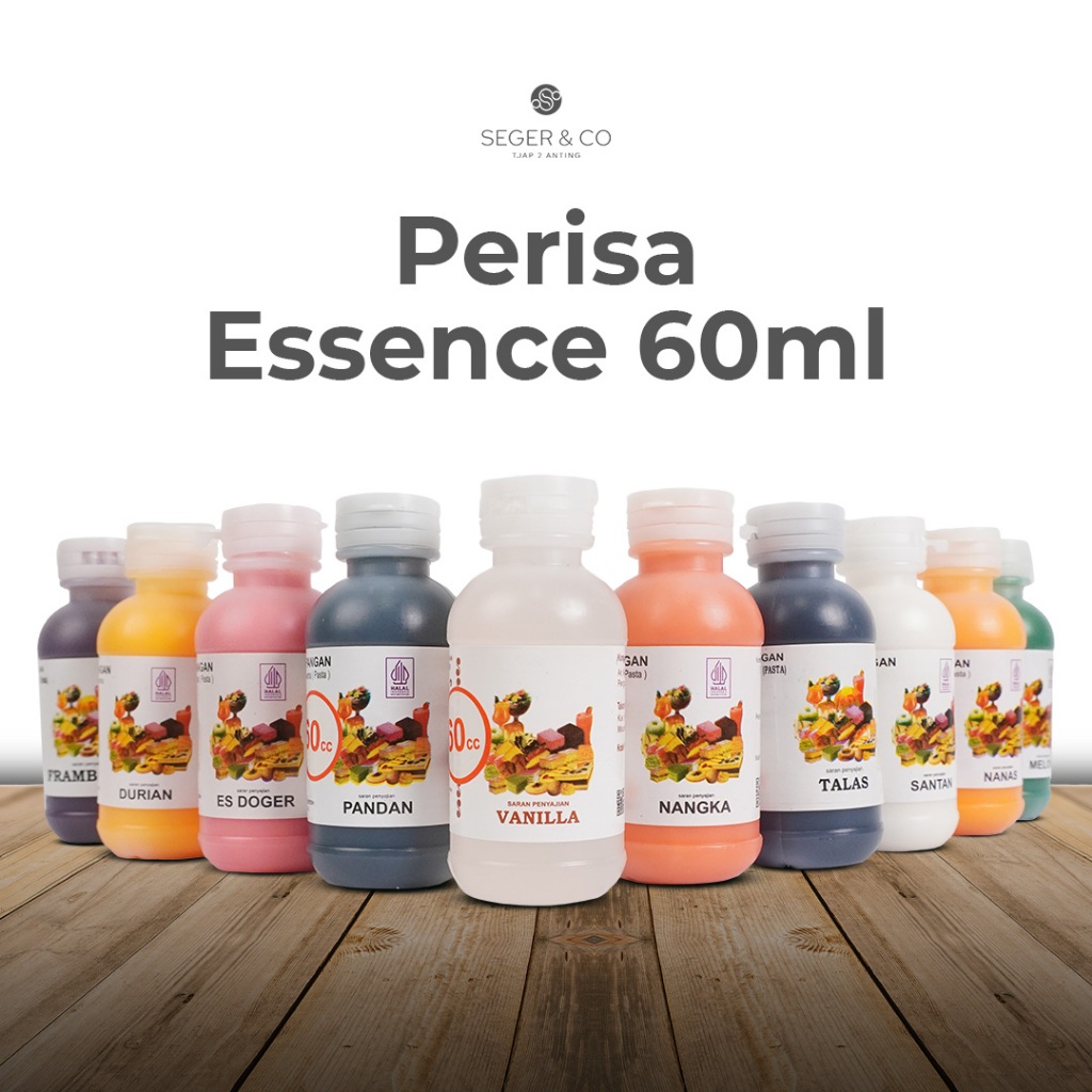 

Seger & Co Essence Pasta Perisa Makanan 60ml | Bahan Tambahan Pangan Makanan & Minuman Halal Food Grade