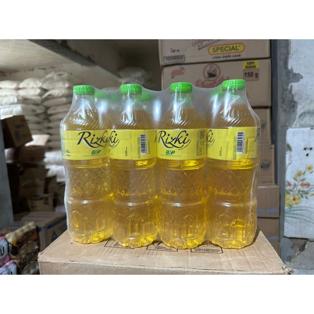 

RIZKI MINYAK GORENG KEMASAN BOTOL 800 ML KARTON (ISI 12)