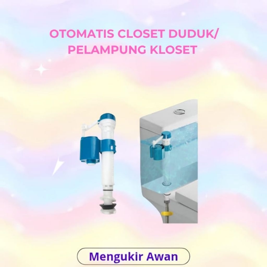 Otomatis closet duduk/Pelampung Closet