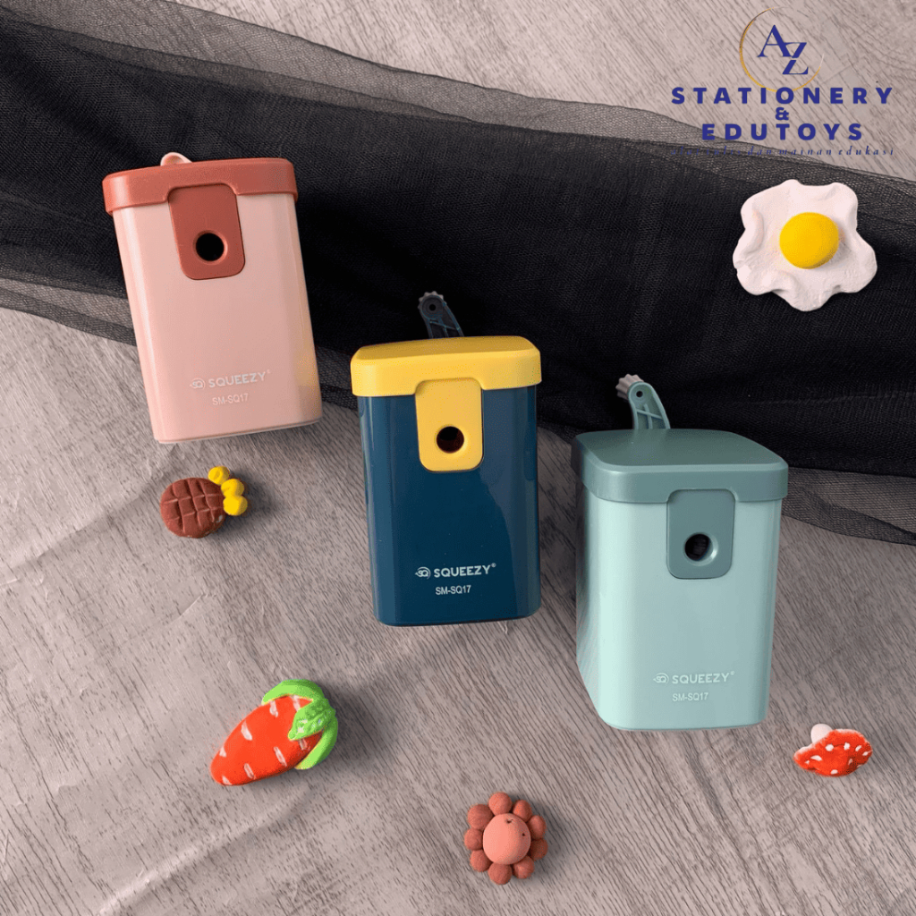 

Rautan Putar Squeezy Pencil Sharpener SM-SQ17 Rautan Meja Stylish