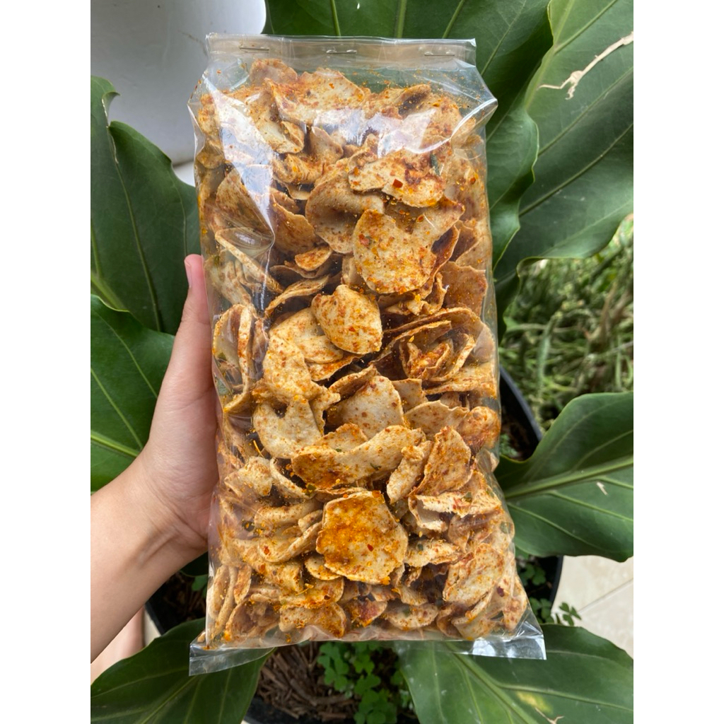 

BASRENG TIPIS BASRENG BULAT PEDAS DAUN JERUK ISI 500 GR