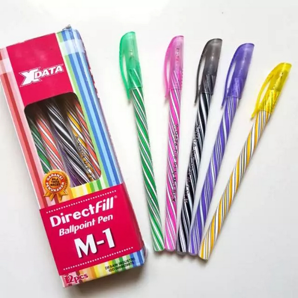

(12 PCS) PULPEN X DATA M-1 / TINTA HITAM BOLPEN PENA SIMPLE MINIMALIS ORIGINAL ATK ALAT TULIS KANTOR SEKOLAH KULIAH KAMPUS LENGKAP MURAH / M21 STATIONERY YOGYAKARTA