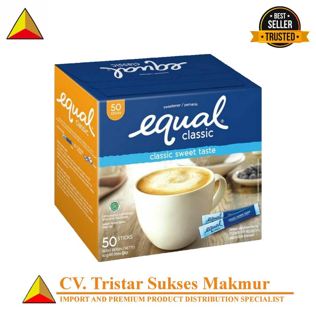 

Equal Classic Pemanis nol Kalori - 50 Sticks
