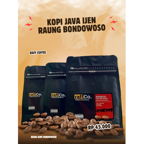 

Raff Coffee | Kopi Java Ijen Raung Bondowoso | Arabica Anaerob Bondowoso | Kopi Asli Bondowoso