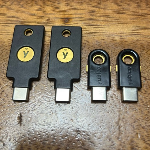 yubico 5C yubikey 5 NFC two factor authentication security key USB C