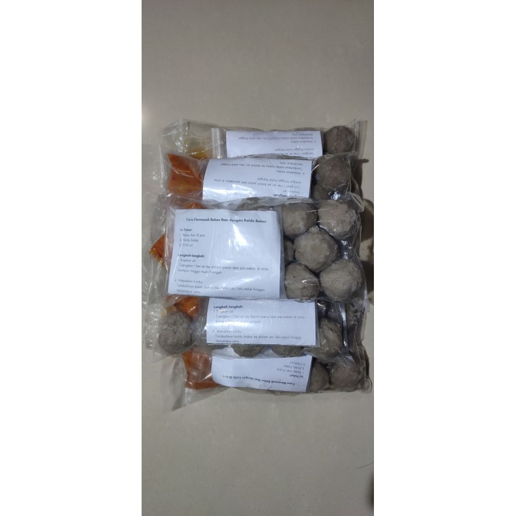 

Bakso ikan homemade Hallal