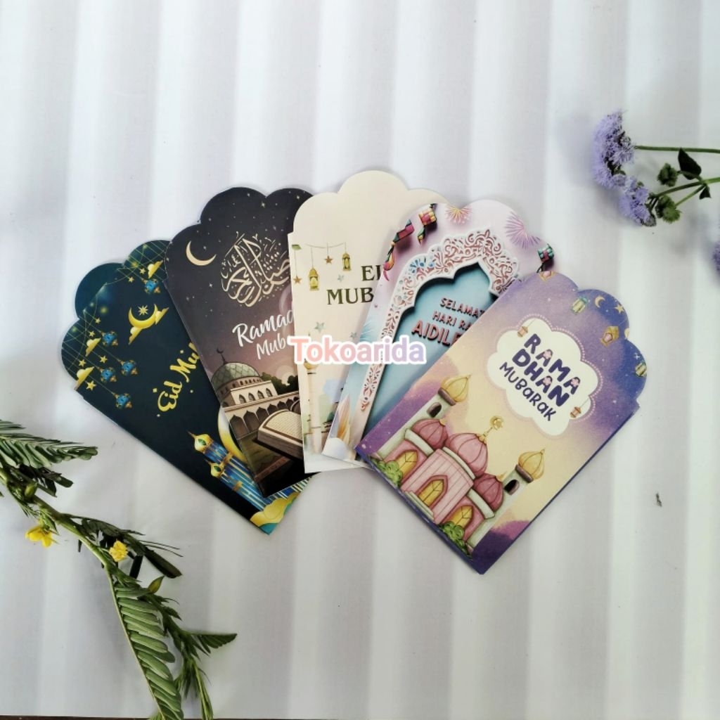 

AMPLOP LEBARAN MEDIUM MOTIF MUSLIM ISI 10 PCS