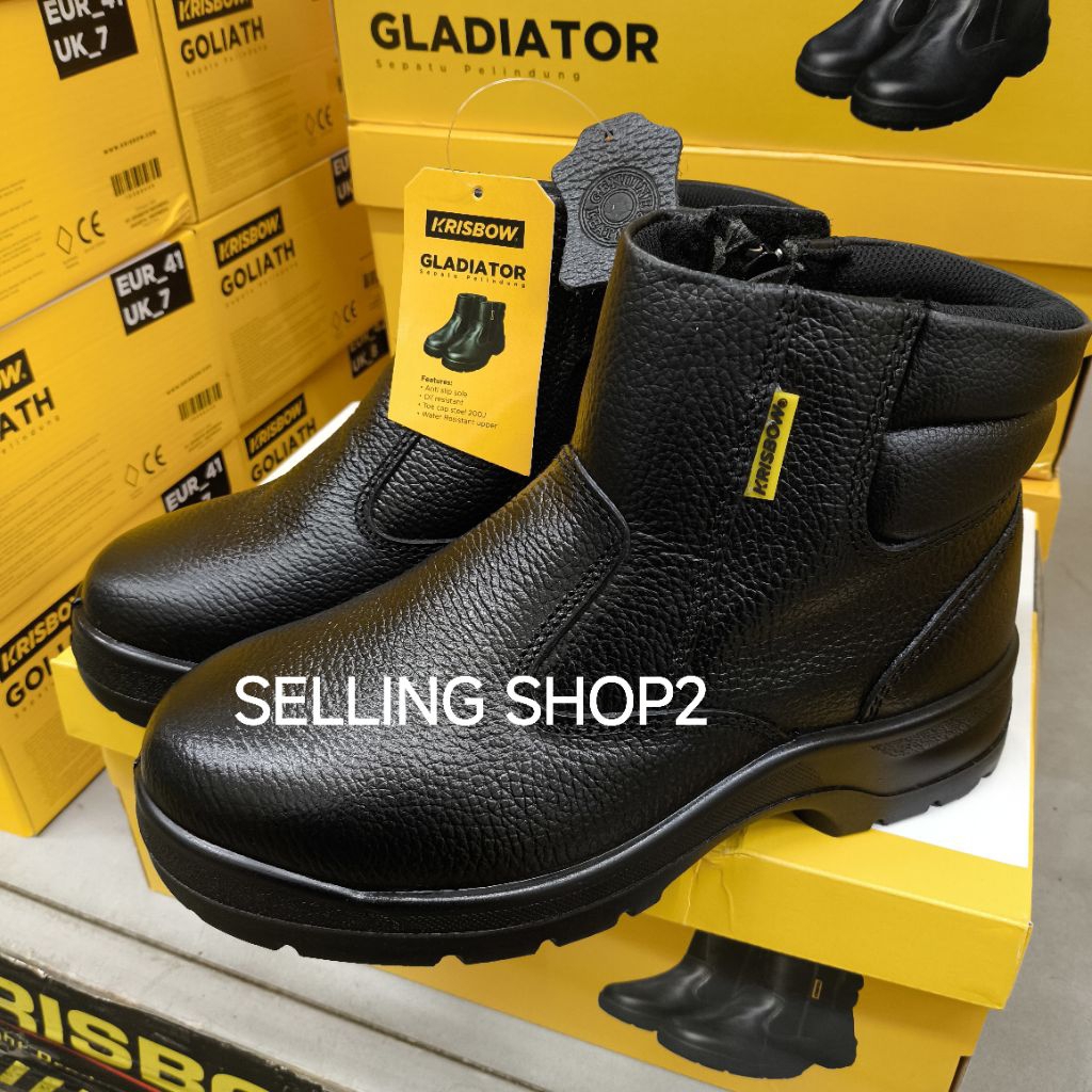 Sepatu Safety Krisbow GLADIATOR 6 inch || Safety Shoes Krisbow GLADIATOR 6 inch || Safety Shoes SEVE